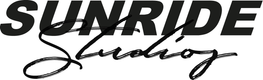 logo sunride studios noir